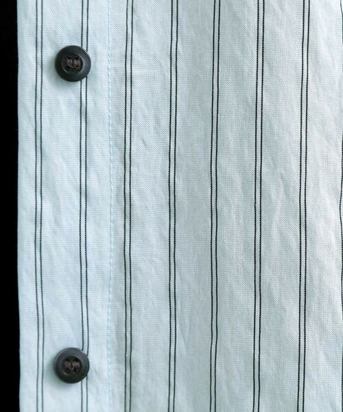 grove / グローブ シャツ・ブラウス | ストライプ フーディシャツ | 詳細8