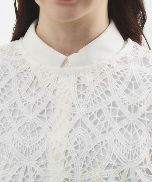 grove / グローブ シャツ・ブラウス | レースベスト×シアーブラウスSET | 詳細11