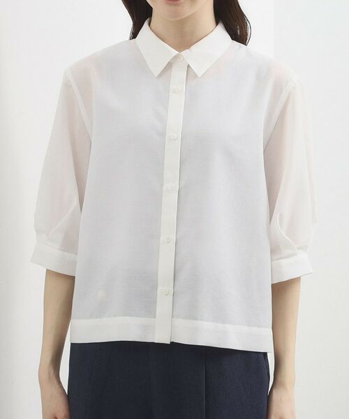 grove / グローブ シャツ・ブラウス | レースベスト×シアーブラウスSET | 詳細15