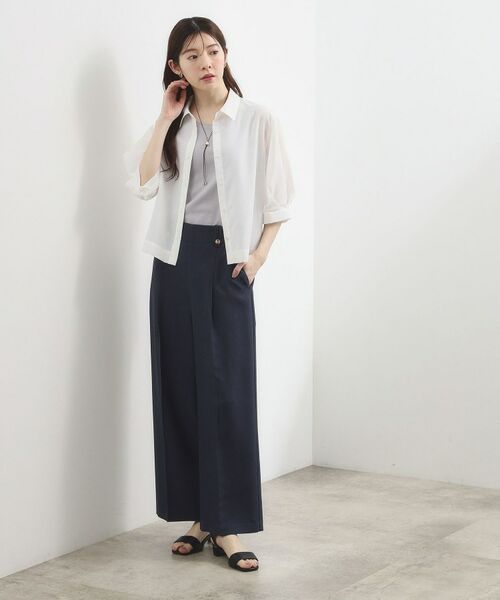 grove / グローブ シャツ・ブラウス | レースベスト×シアーブラウスSET | 詳細5