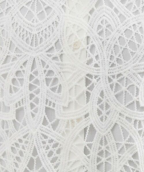 grove / グローブ シャツ・ブラウス | レースベスト×シアーブラウスSET | 詳細7