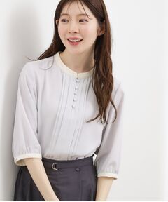 grove / グローブ シャツ・ブラウス | フロントタック配色ブラウス