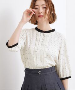 grove / グローブ シャツ・ブラウス | フロントタック配色ブラウス