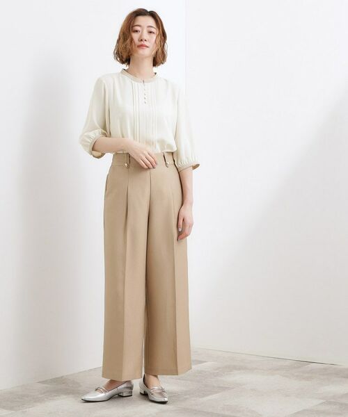 grove / グローブ シャツ・ブラウス | フロントタック配色ブラウス | 詳細11