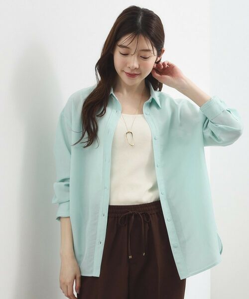 grove / グローブ シャツ・ブラウス | イージーケアシアーシャツ | 詳細1