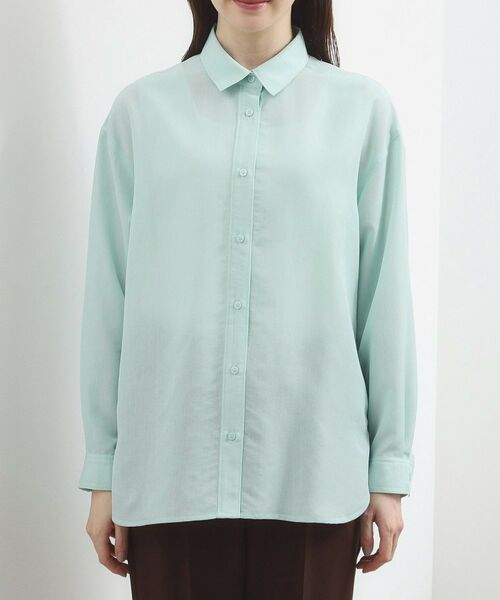grove / グローブ シャツ・ブラウス | イージーケアシアーシャツ | 詳細9