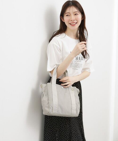 grove / グローブ トートバッグ | 【撥水】ギャザーラインテープ2WAYトート | 詳細1