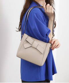 grove / グローブ ショルダーバッグ | 一枚革風リボンショルダー