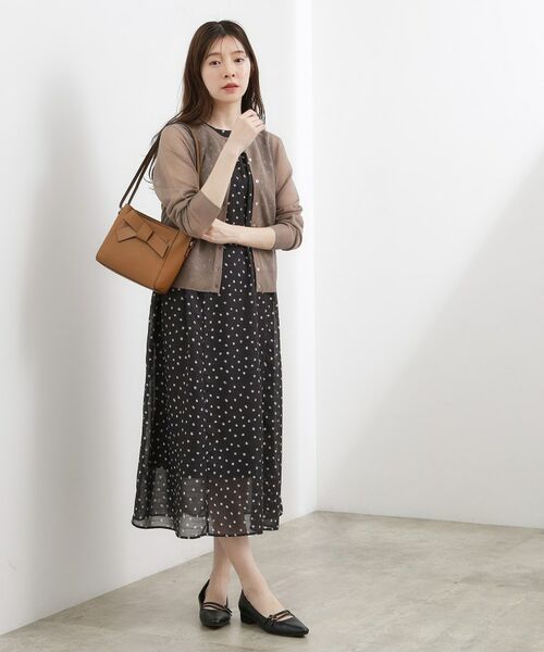 grove / グローブ ショルダーバッグ | 一枚革風リボンショルダー | 詳細7