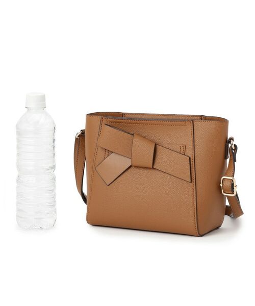 grove / グローブ ショルダーバッグ | 一枚革風リボンショルダー | 詳細8