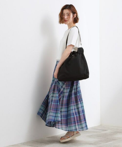 grove / グローブ ショルダーバッグ | 【撥水】巾着トリミングワンショルダー | 詳細6