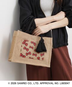 grove / グローブ トートバッグ | 【ハローキティ】ジュートタッセルトート