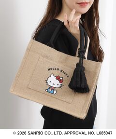 grove / グローブ トートバッグ | 【ハローキティ】ジュートタッセルトート