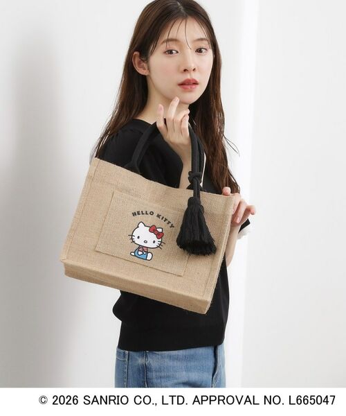 grove / グローブ トートバッグ | 【ハローキティ】ジュートタッセルトート | 詳細1