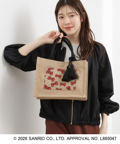 grove / グローブ トートバッグ | 【ハローキティ】ジュートタッセルトート | 詳細3