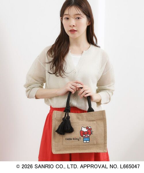 grove / グローブ トートバッグ | 【ハローキティ】ジュートタッセルトート | 詳細5