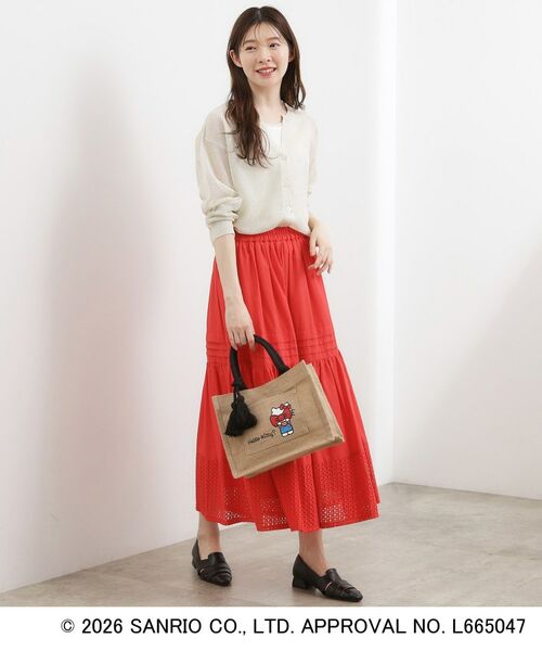 grove / グローブ トートバッグ | 【ハローキティ】ジュートタッセルトート | 詳細6