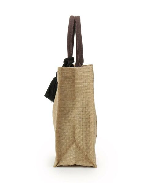 grove / グローブ トートバッグ | ストライプジュートタッセルA4トート | 詳細11