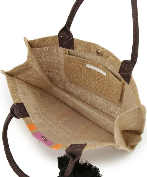 grove / グローブ トートバッグ | ストライプジュートタッセルA4トート | 詳細16