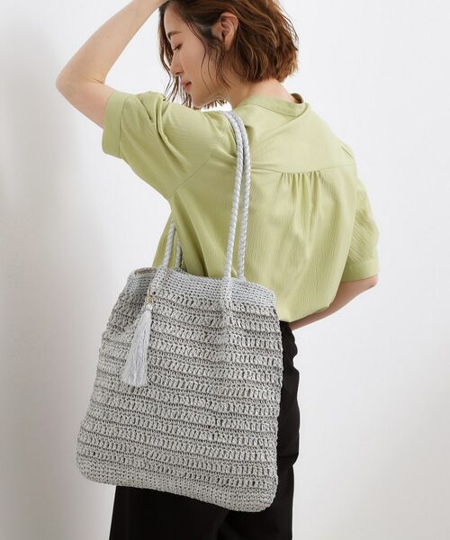 grove / グローブ トートバッグ | レーヨンペーパータッセルトート | 詳細1