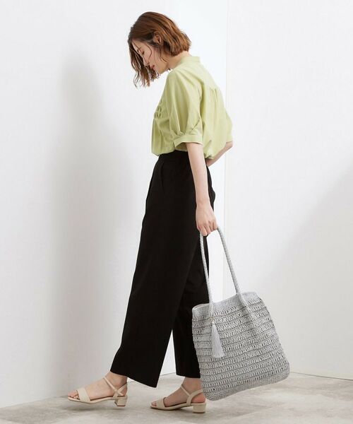 grove / グローブ トートバッグ | レーヨンペーパータッセルトート | 詳細2