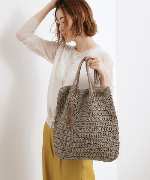 grove / グローブ トートバッグ | レーヨンペーパータッセルトート | 詳細3