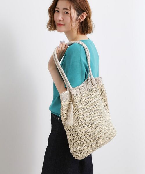 grove / グローブ トートバッグ | レーヨンペーパータッセルトート | 詳細5