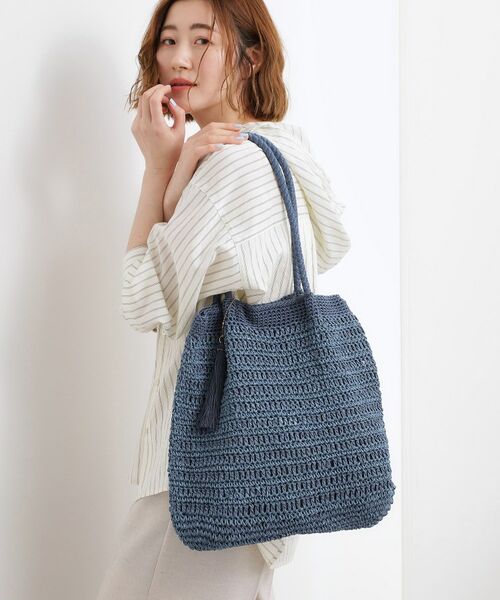 grove / グローブ トートバッグ | レーヨンペーパータッセルトート | 詳細7