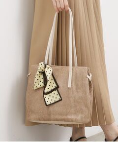 grove / グローブ トートバッグ | PPスカーフ付き2WAYトート