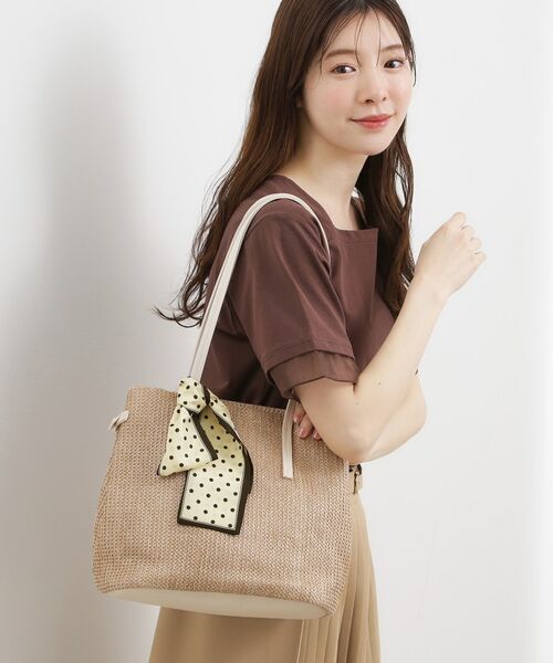 grove / グローブ トートバッグ | PPスカーフ付き2WAYトート | 詳細1