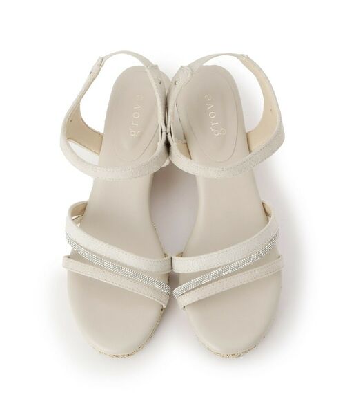 grove / グローブ サンダル | ★キラキラビジューワンタッチサンダル | 詳細4