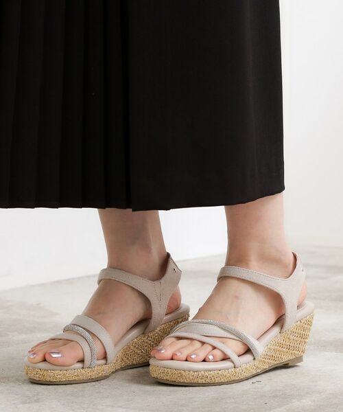 grove / グローブ サンダル | ★キラキラビジューワンタッチサンダル | 詳細6