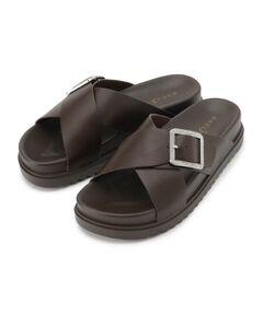 grove / グローブ サンダル | ビジューバックルクロスサンダル