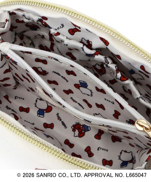 grove / グローブ ポーチ | 【ハローキティ】シェル型フェイスポーチ | 詳細5