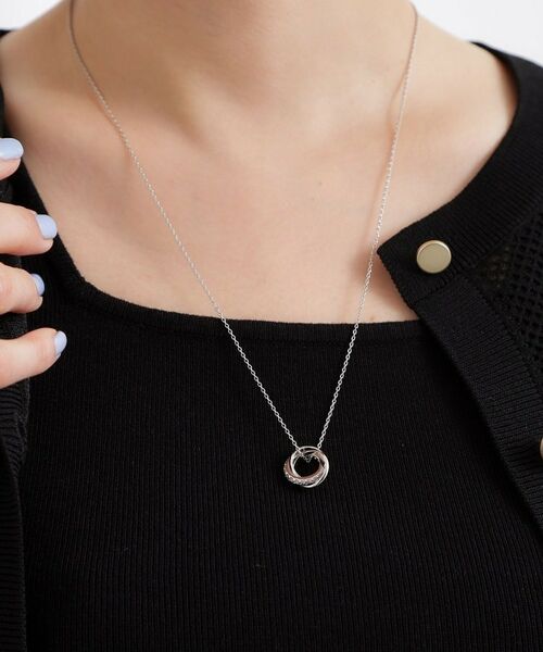 grove / グローブ ネックレス・ペンダント・チョーカー | ミニビジューリングY字アジャスタブルネックレス | 詳細4