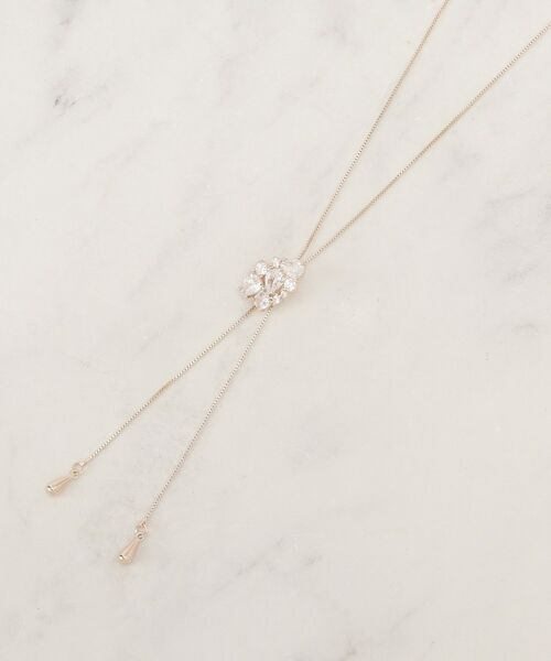 grove / グローブ ネックレス・ペンダント・チョーカー | ビジュースライドネックレス（ピンクゴールド(005)）