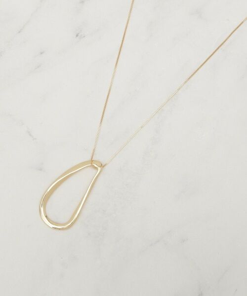 grove / グローブ ネックレス・ペンダント・チョーカー | 【ネックホルダー】メタルオーバルネックレス | 詳細1