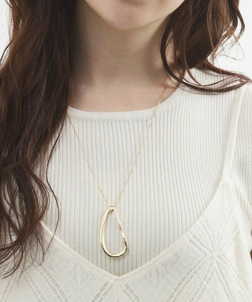grove / グローブ ネックレス・ペンダント・チョーカー | 【ネックホルダー】メタルオーバルネックレス | 詳細4