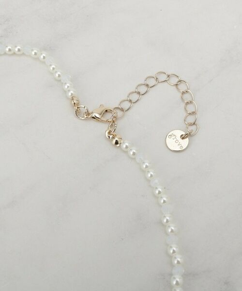 grove / グローブ ネックレス・ペンダント・チョーカー | プチパール調ショートネックレス | 詳細3