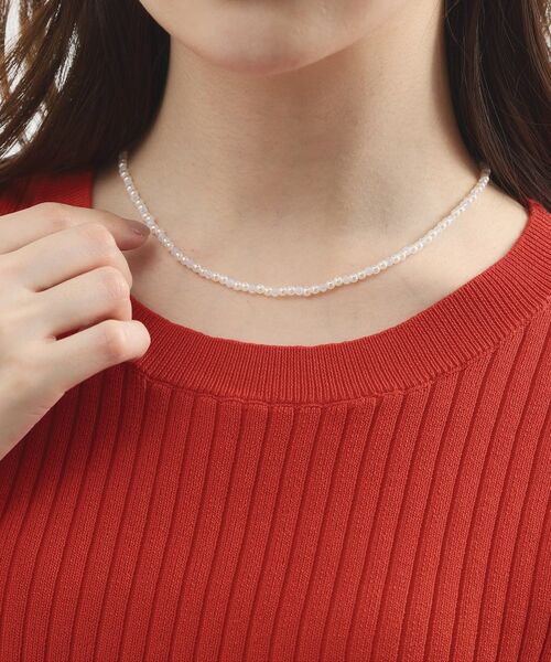grove / グローブ ネックレス・ペンダント・チョーカー | プチパール調ショートネックレス | 詳細4