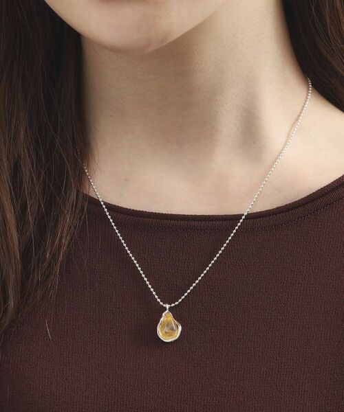 grove / グローブ ネックレス・ペンダント・チョーカー | ストーン調メタルショートネックレス | 詳細4