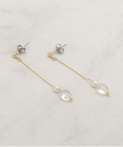 grove / グローブ ピアス・イヤリング | 天然石フェイクパールピアス【日本製】