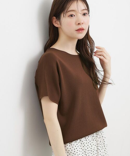 grove / グローブ ニット・セーター | 【シリーズ累計32万枚！名品ニット】やわらかドライタッチ ドルマンニット | 詳細13