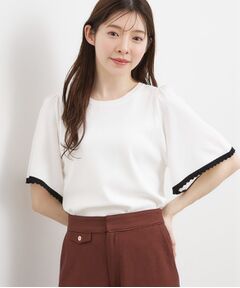grove / グローブ ニット・セーター | 【名品】やわらかドライタッチ スカラップスリーブニット