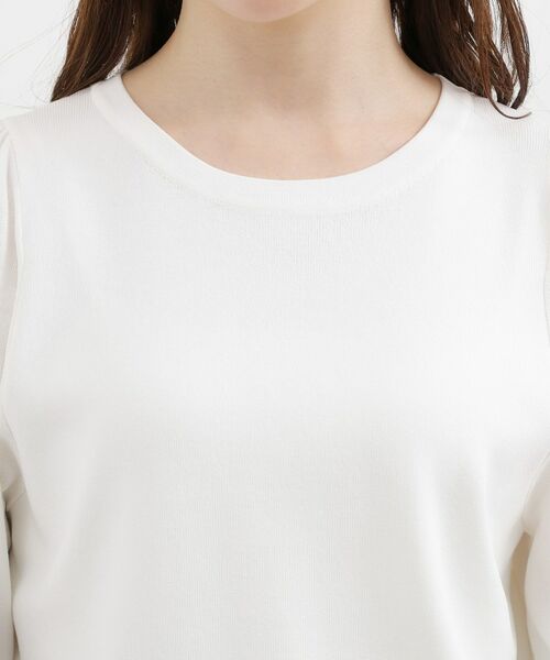 grove / グローブ ニット・セーター | 【名品】やわらかドライタッチ スカラップスリーブニット | 詳細12