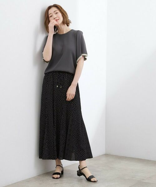 grove / グローブ ニット・セーター | 【シリーズ累計32万枚！名品ニット】やわらかドライタッチ スカラップスリーブニット | 詳細15