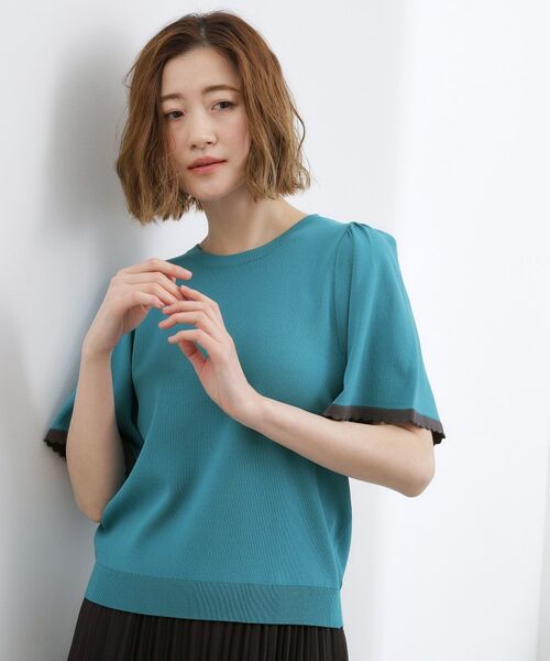 grove / グローブ ニット・セーター | 【シリーズ累計32万枚！名品ニット】やわらかドライタッチ スカラップスリーブニット | 詳細21