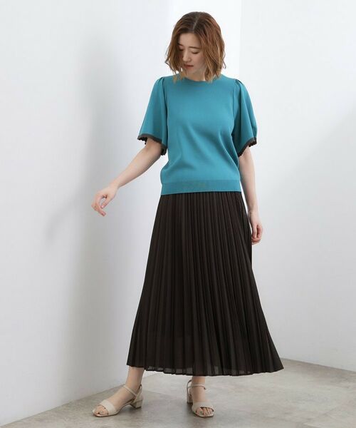 grove / グローブ ニット・セーター | 【シリーズ累計32万枚！名品ニット】やわらかドライタッチ スカラップスリーブニット | 詳細22