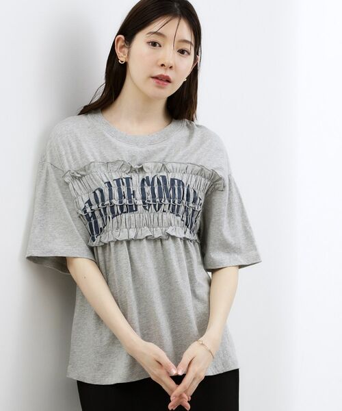 grove / グローブ Tシャツ | 【Lee】SHIRRING H／S TEE | 詳細5