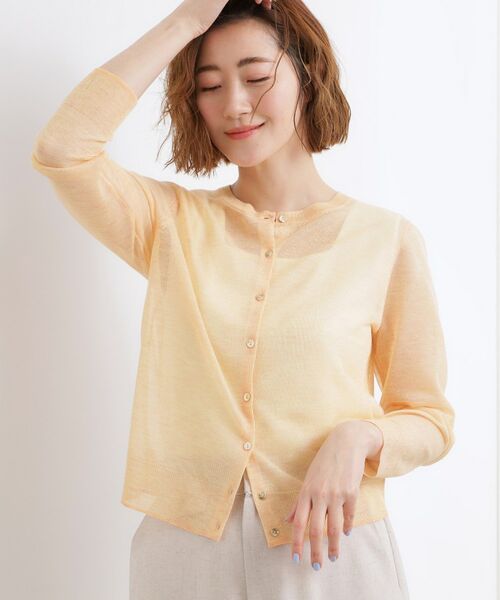 grove / グローブ カーディガン・ボレロ | シアークルーカーディガン | 詳細18